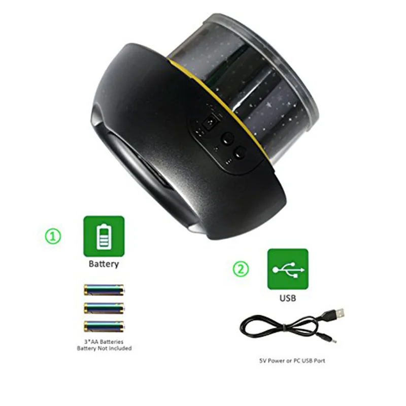 Звездный ночник для детей Вселенная Лампа проектора Романтическая звезда море