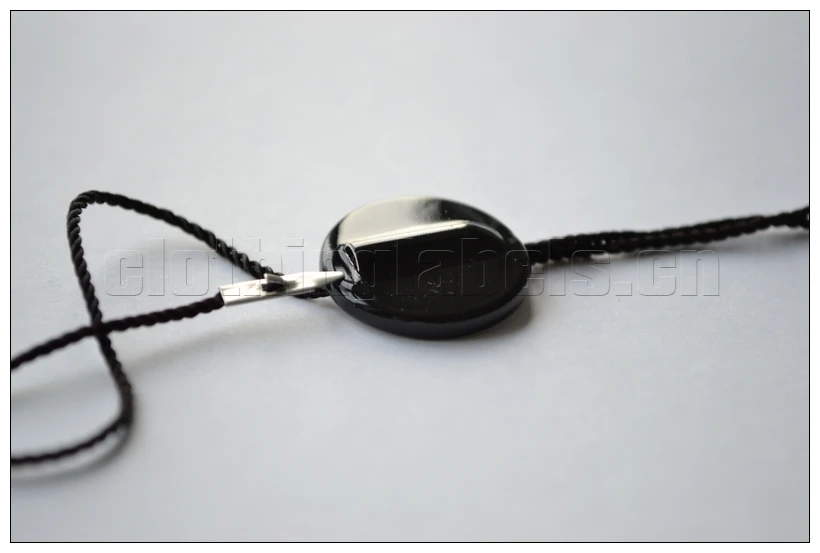 Черная веревка для одежды высокого качества с печатью алюминиевый