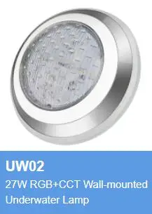 Mi light DC12-24V IP68 9W 15W 27W подводный светильник RGB + CCT PAR56 Светодиодный для бассейна 433MHz |