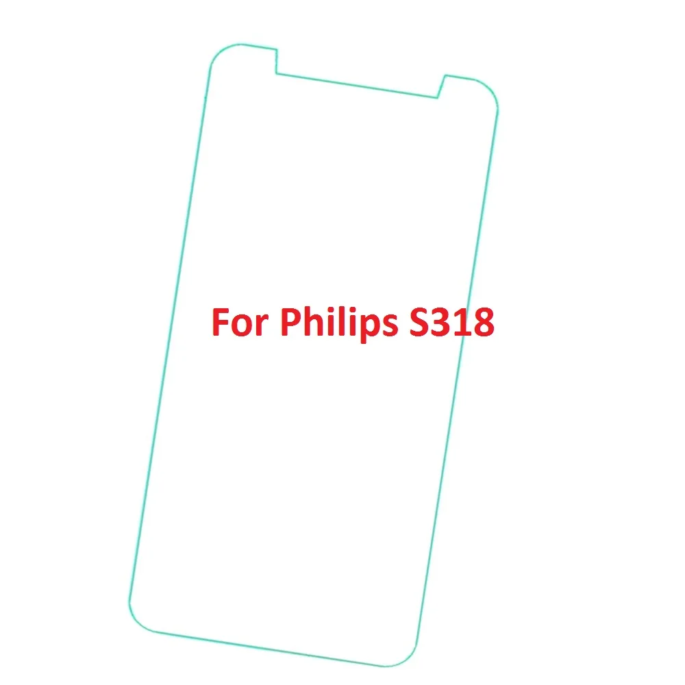 Для Philips S318 закаленное стекло 2.5D 9H Защитная пленка Взрывозащищенный ЖК экран