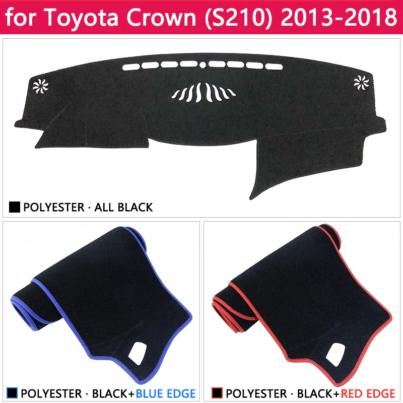 Для Toyota Crown Royal S210 2013 ~ 2018 Противоскользящий коврик на приборную панель