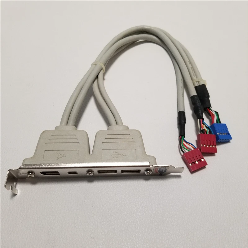 Двойной Порты и разъёмы USB 2 0 мини 1394A 1394B 1394 компьютер PC Материнские платы хост