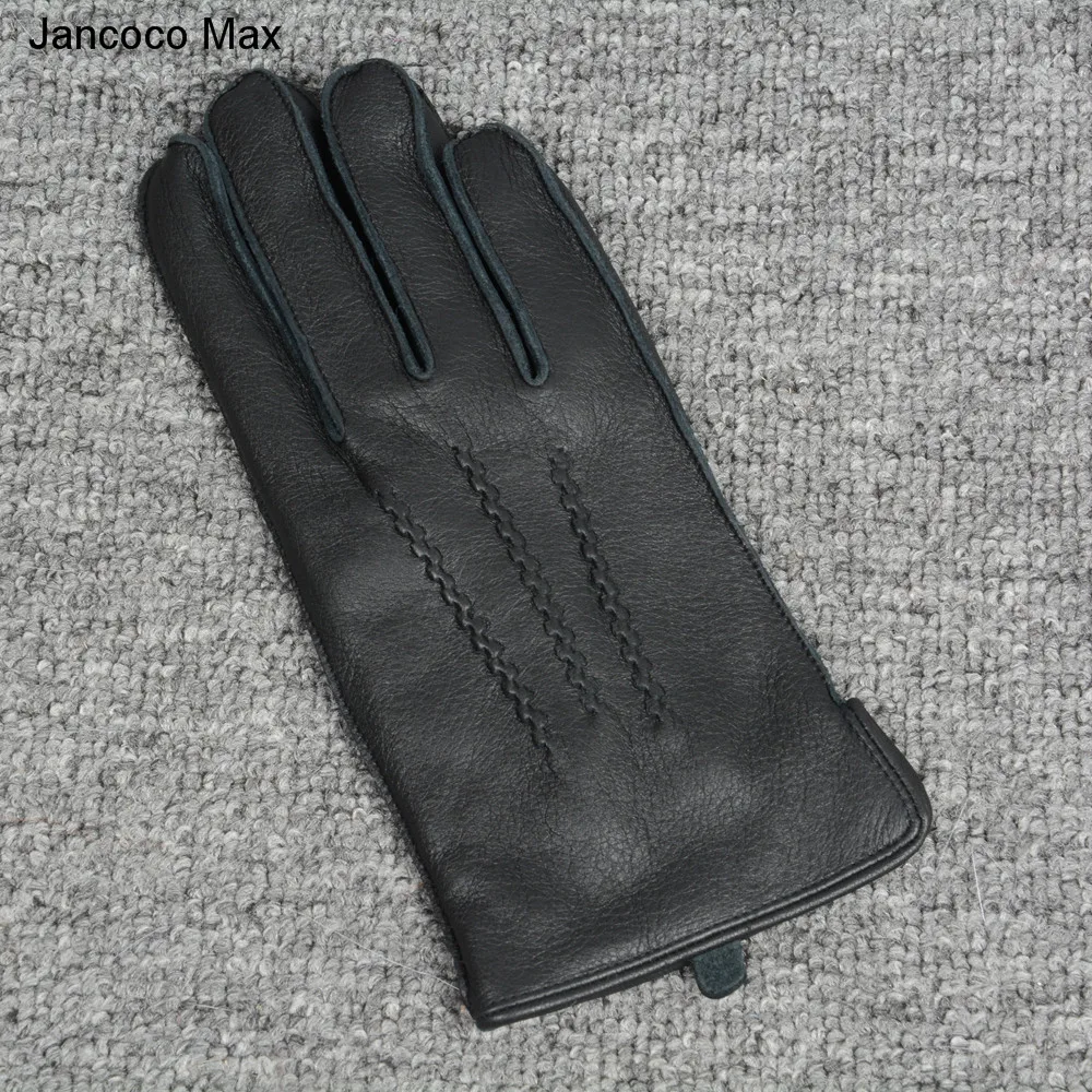 Jancoco Max модные перчатки из натуральной оленьей кожи, осенне-зимние уличные варежки, высокое качество, перчатки для вождения S7201