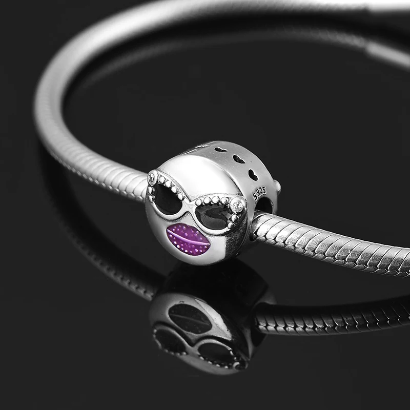 Хит серебро 925 пробы модный стиль для девочек изящные DIY ювелирные бусы подходят