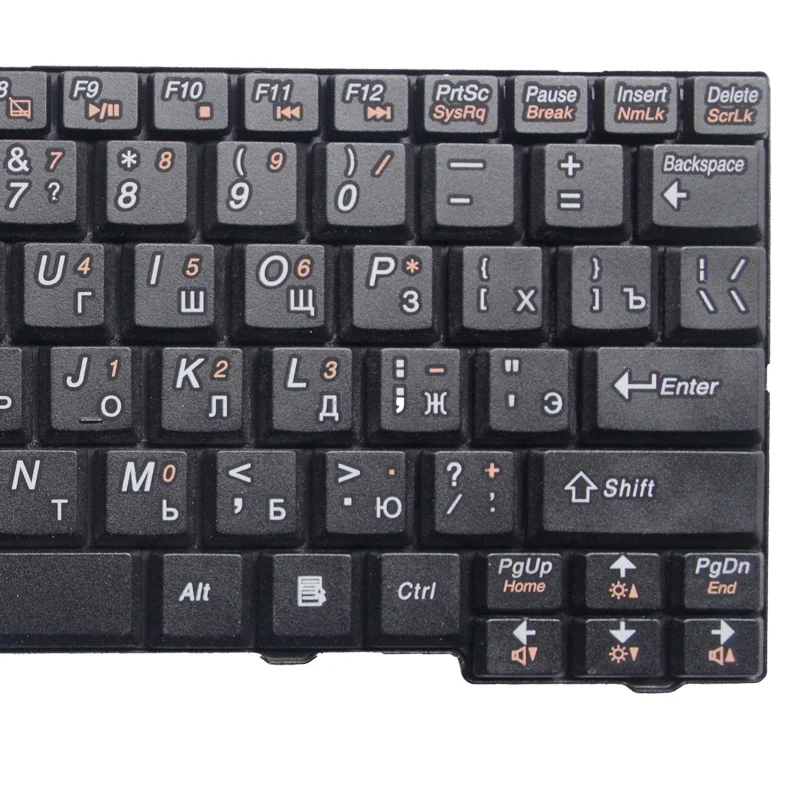 Клавиатура YALUZU для ноутбука Lenovo Русская клавиатура S11 20027 S10-2 RU черный белый цвет |