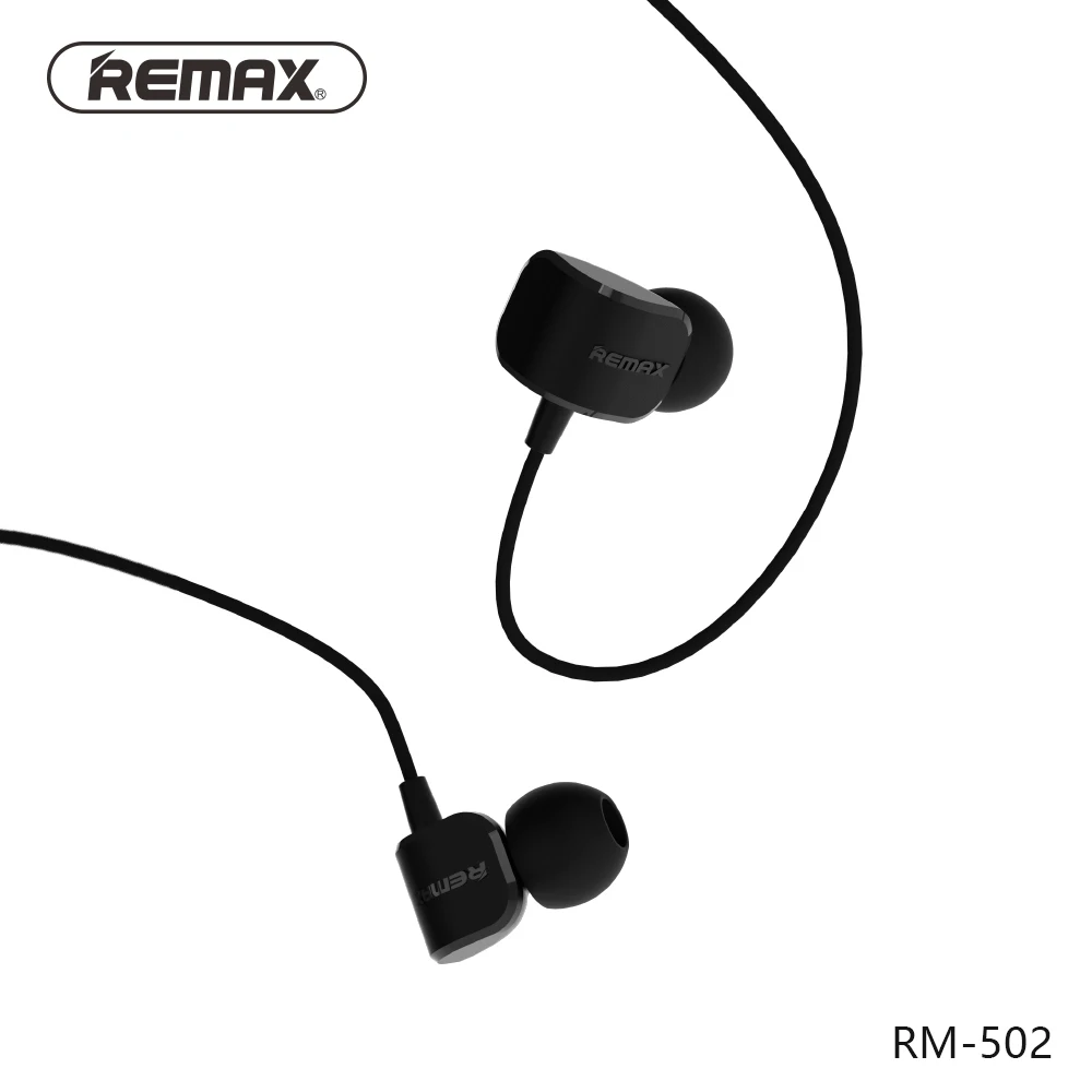 Оригинальный Remax RM 502 стерео музыкальные наушники 3 5 мм вкладыши HiFi с проводом