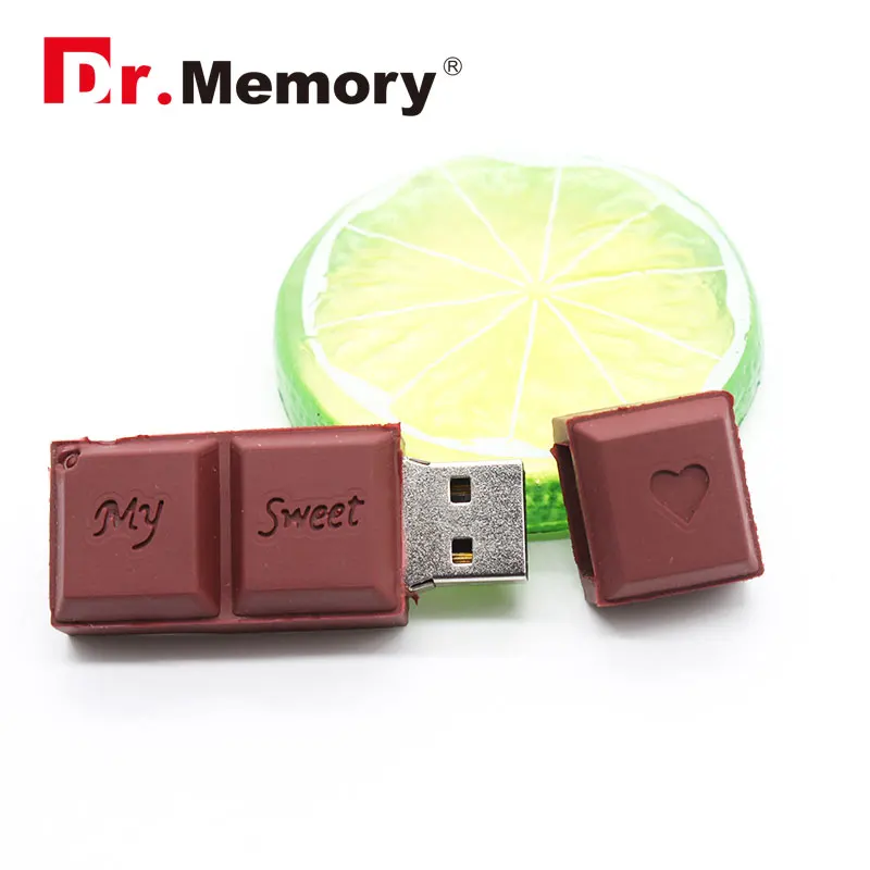 Милая шоколадная любовь USB флэш накопитель 128 м 4 ГБ 8 16 оперативной памяти 32 Гб
