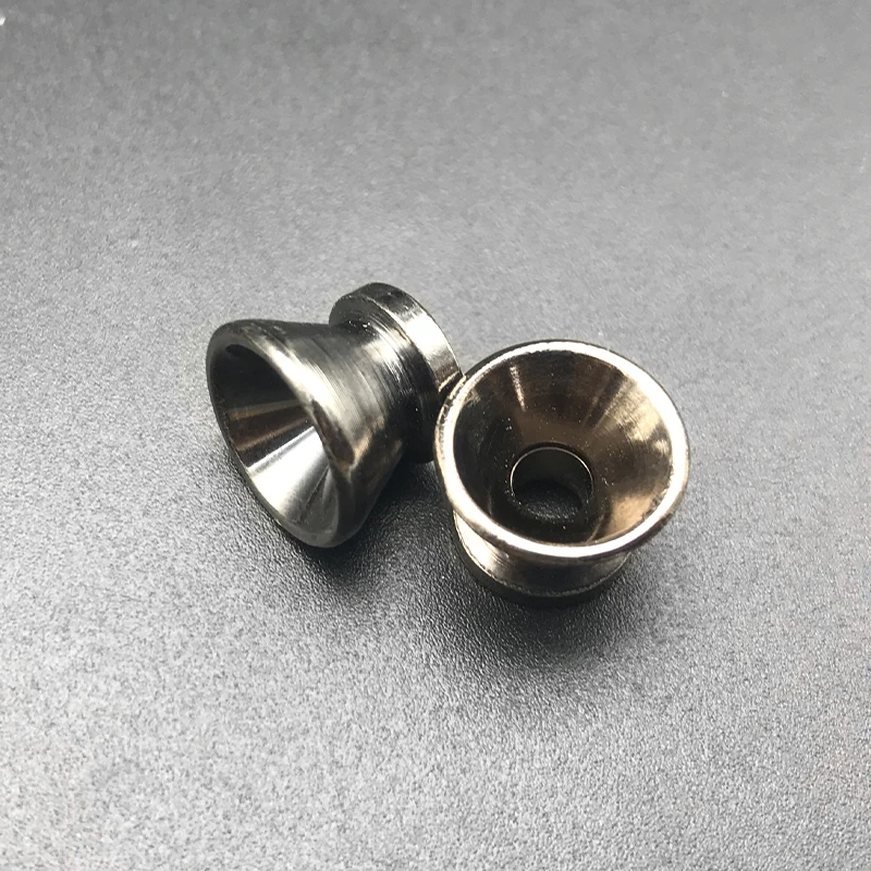 A Black x60pcs 60/120 шт. металлический замок для гитарного ремня Грибная гитара эндпин ремень кнопки для Акустическая Электрогитара Бас-укулеле детали гитары - Цвет: A Black x60pcs