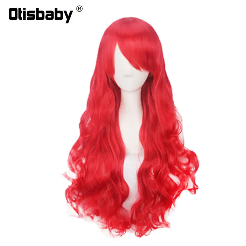 Wig Bebe/розовое платье принцессы Ариэль для девочек Детский костюм Рапунцель для костюмированной вечеринки на Хэллоуин нарядное платье феи с фатиновой юбкой-пачкой - Цвет: Wig