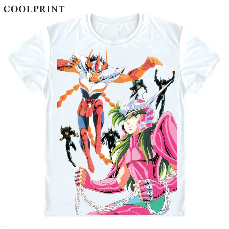 

Andromeda Shun Andoromeda no Shun T Shirt Saint Seiya Knights of the Zodiac Casual TShirt Premium T-Shirt Short Sleeve Shirts