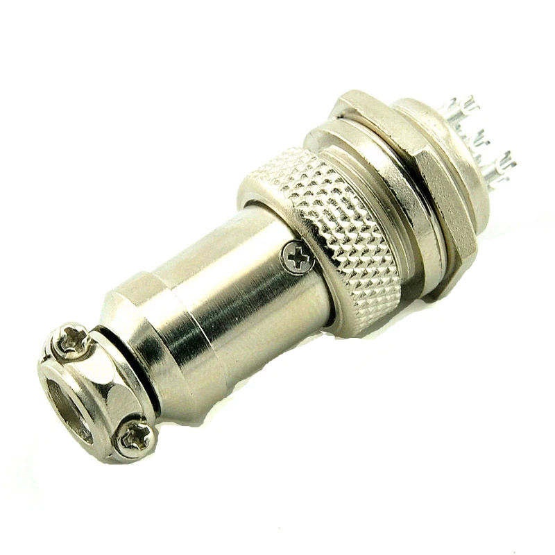 

Gx16 7Pin 16mm Screw Type Socket Connector Aviation Plug Female and Male GX16-7