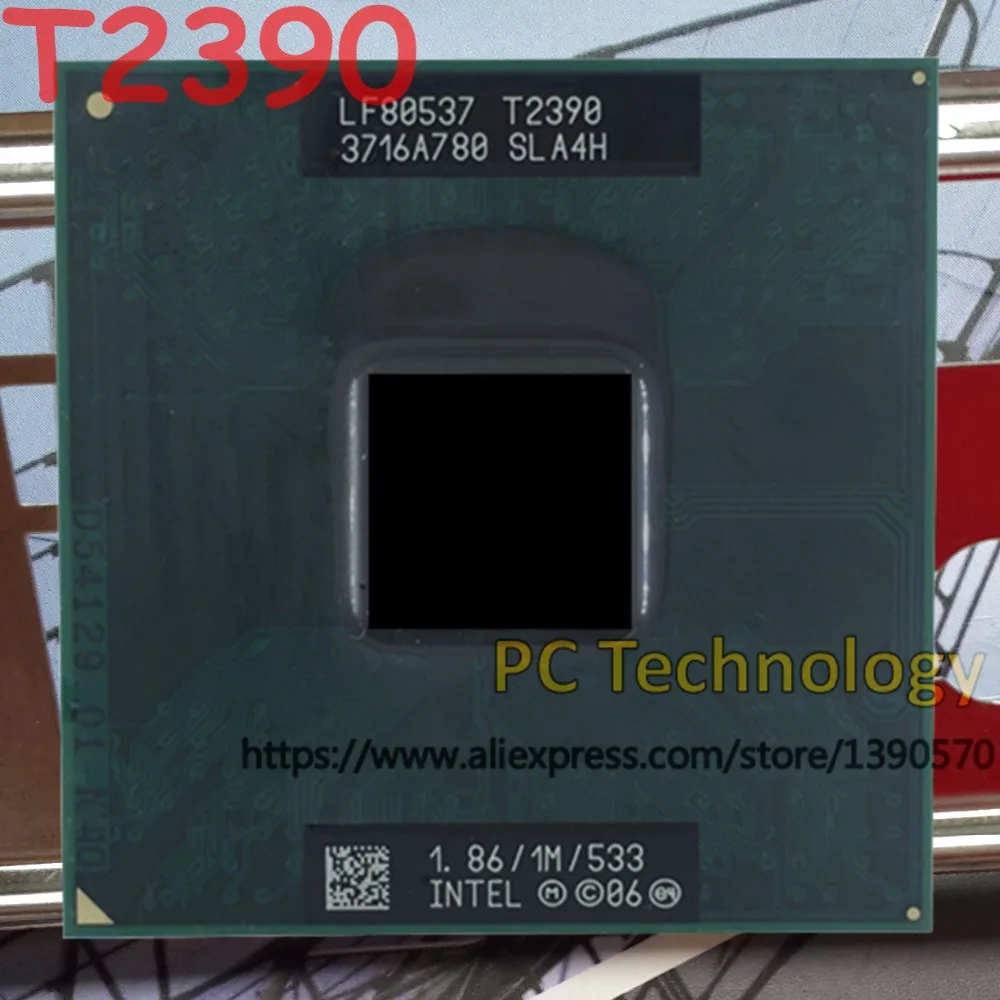 Intel Original Pentium ноутбука T2390 SLA4H 1 86 ГГц двухъядерный Тетрадь процессор гнездо P 478