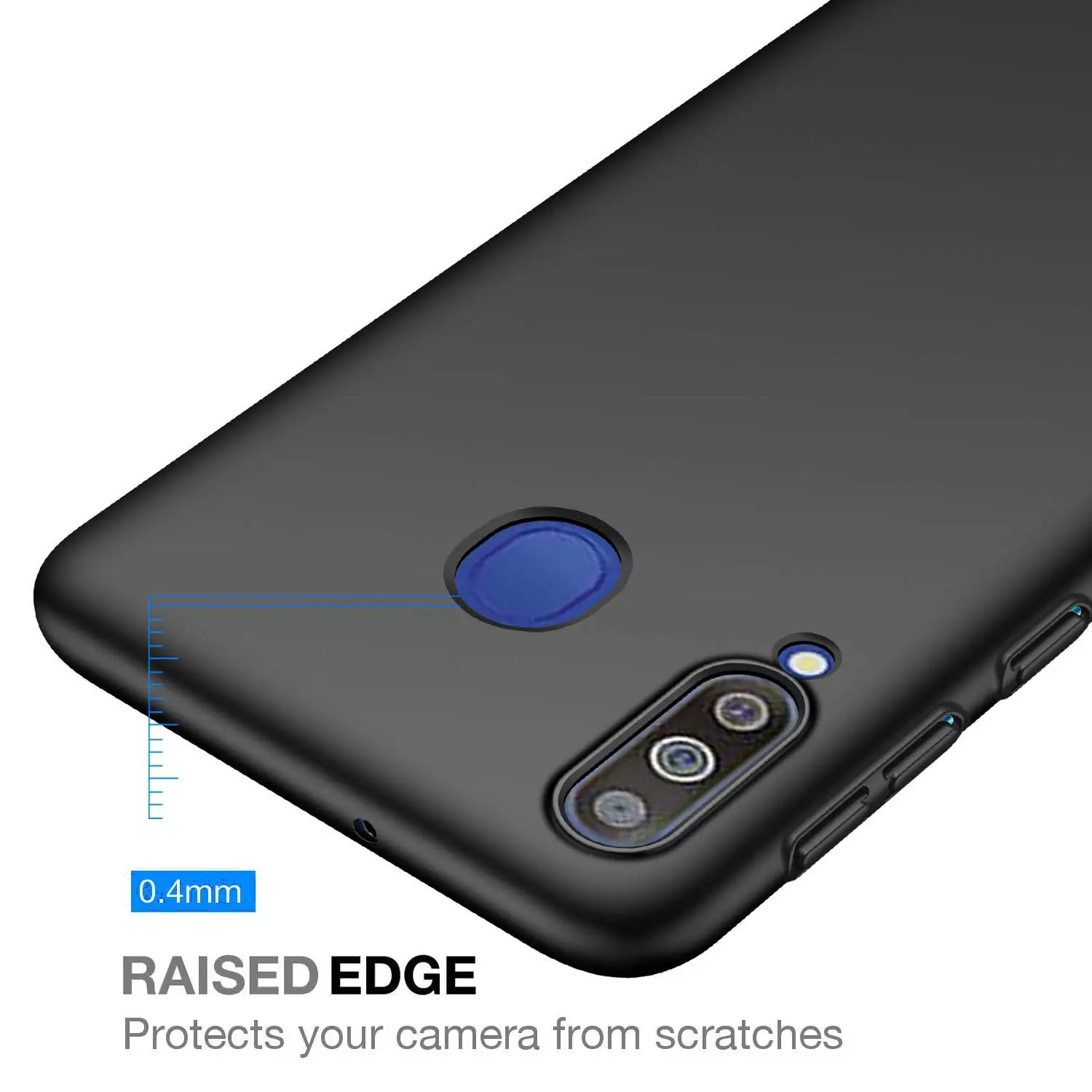 Роскошный Матовый ПК Hrad задний Чехол для Samsung Galaxy A40S чехол A3050 Полный Защитный