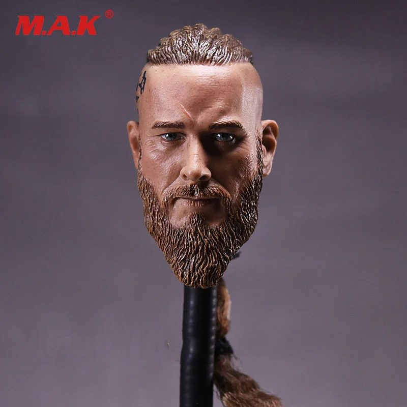 1/6 весы Мужская сильный мальчик голова лепить Viking Трэвис финмел с тесьмой для 12