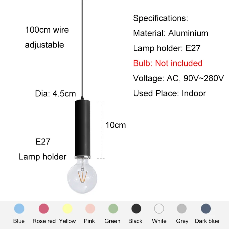 

Mini Led Pendant Lights Modern Colorful DIY Hanging Lamp Nordic Pendant Lamp Kitchen Dinning Room Lights Restaurant Bar Cafe E27