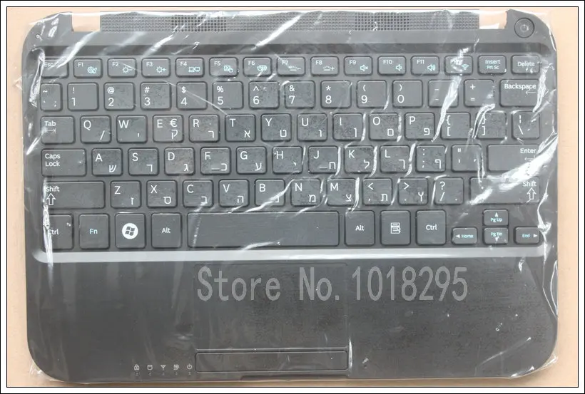 Новая клавиатура для ноутбука на иврите Samsung NS310 с подсветкой C shell/cover HB layout|laptop