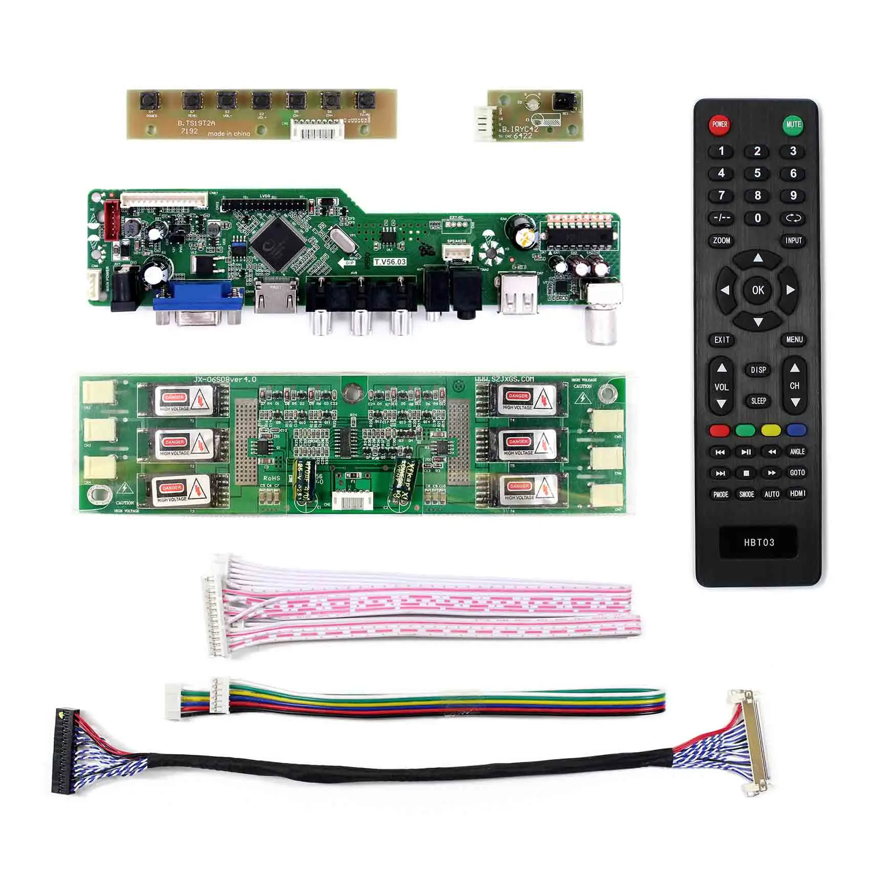 G220SW01 V0 HD MI VGA AV USB RF плата контроллера ЖК-дисплея разрешение 1680x1050 аудиовход