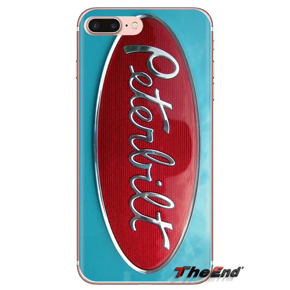 Peterbilt Trucks Metal Sheet Car For Samsung Galaxy A3 A5 A7 A9 A8 Star A6 Plus 2018 2015 2016 2017 Transparent Soft Cases Cover |