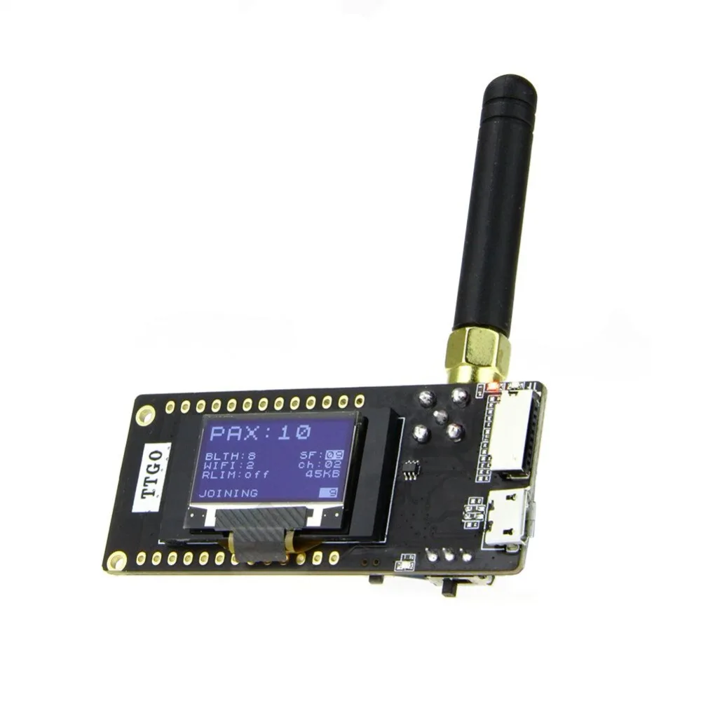 TTGO LoRa32 LoRa V2.1 _ 1 6 версия 433/868/915 МГц ESP32 OLED 0 96 дюймовая SD карта Bluetooth WI FI беспроводной
