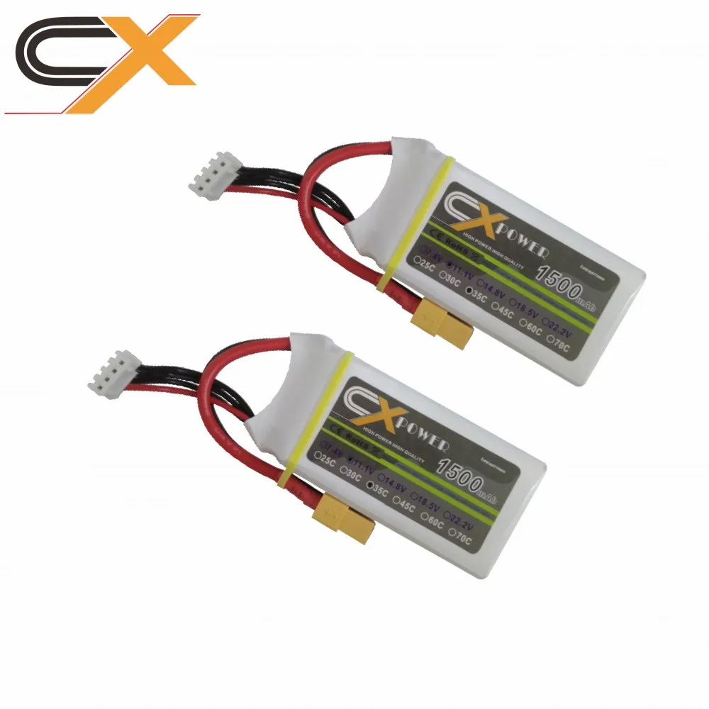2 шт. 3 s Липо 11 1 В 1500 мАч S 35C max 40C батареи XT60/T штекер для вертолет Quadcopter беспилотный