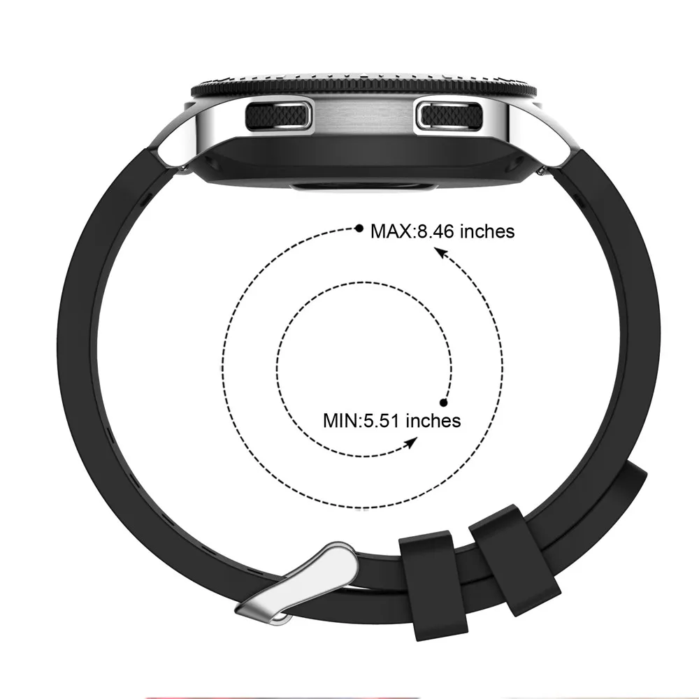 Спортивный мягкий силиконовый браслет на запястье для samsung Galaxy Watch 46 мм SM-R800 сменный смарт-ремешок для часов