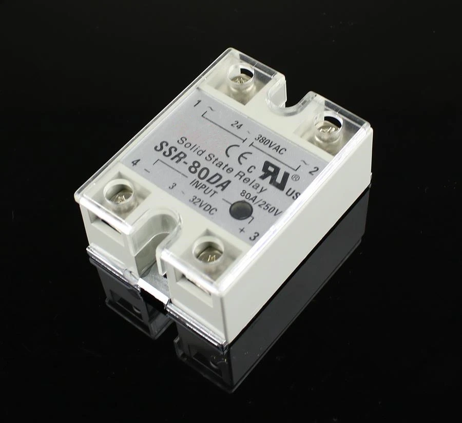 Твердотельное реле SSR 100DA 100A 80A 75A 3 32V DC TO 24 380V AC 80DA 75DA|Реле| |