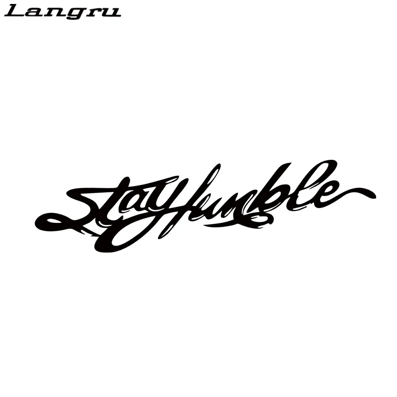 

Langru Виниловая наклейка для мотоцикла, аксессуары для автомобиля, оставайтесь скромным