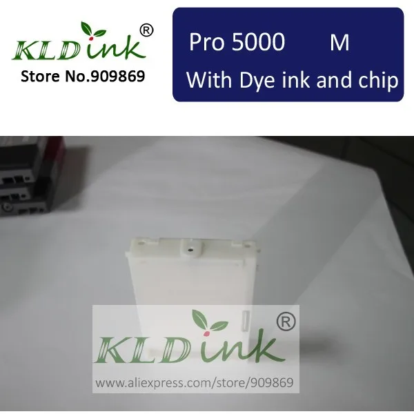 

[KLD Ink] Compatible S020143 MAGENTA ink cartridge for Stylus Pro 5000 Printer (With Dye ink and chip)