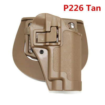 Тактический страйкбол CQC Кобура пистолет кобура для G17/1911/M9/P226/USP пояс петля Талия весло Открытый Охота - Цвет: P226 Tan
