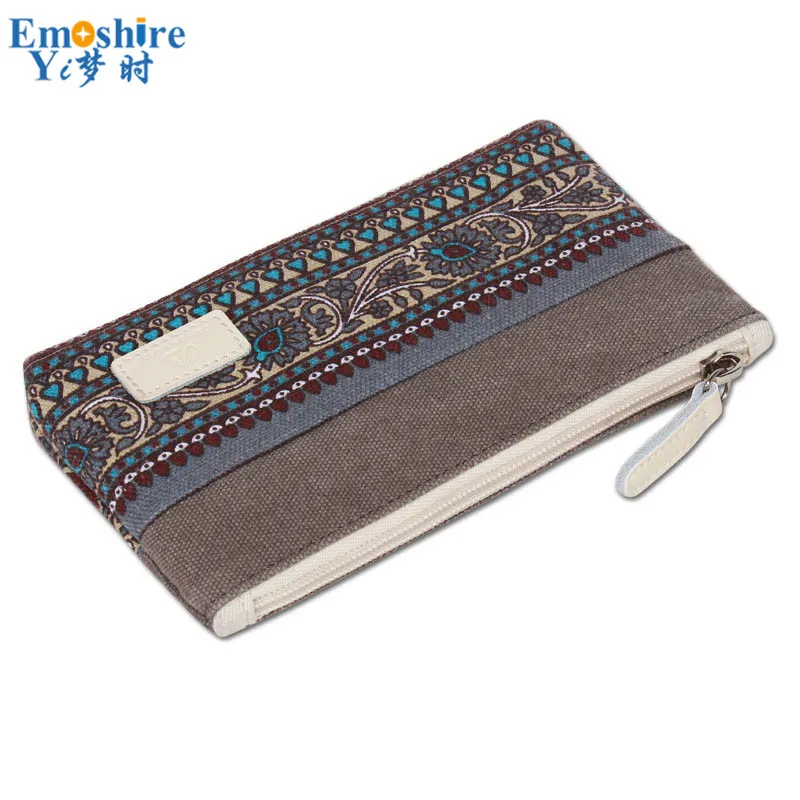Женские сумки для хранения ключей карт телефона портмоне практичные холщовые