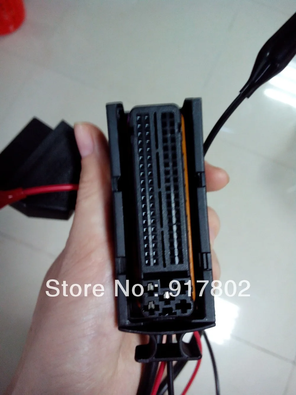 Работа 81PIN ЭБУ OBD F+ ЦАП кабель 81 PIN OBD2 мама к DC кабель адаптер