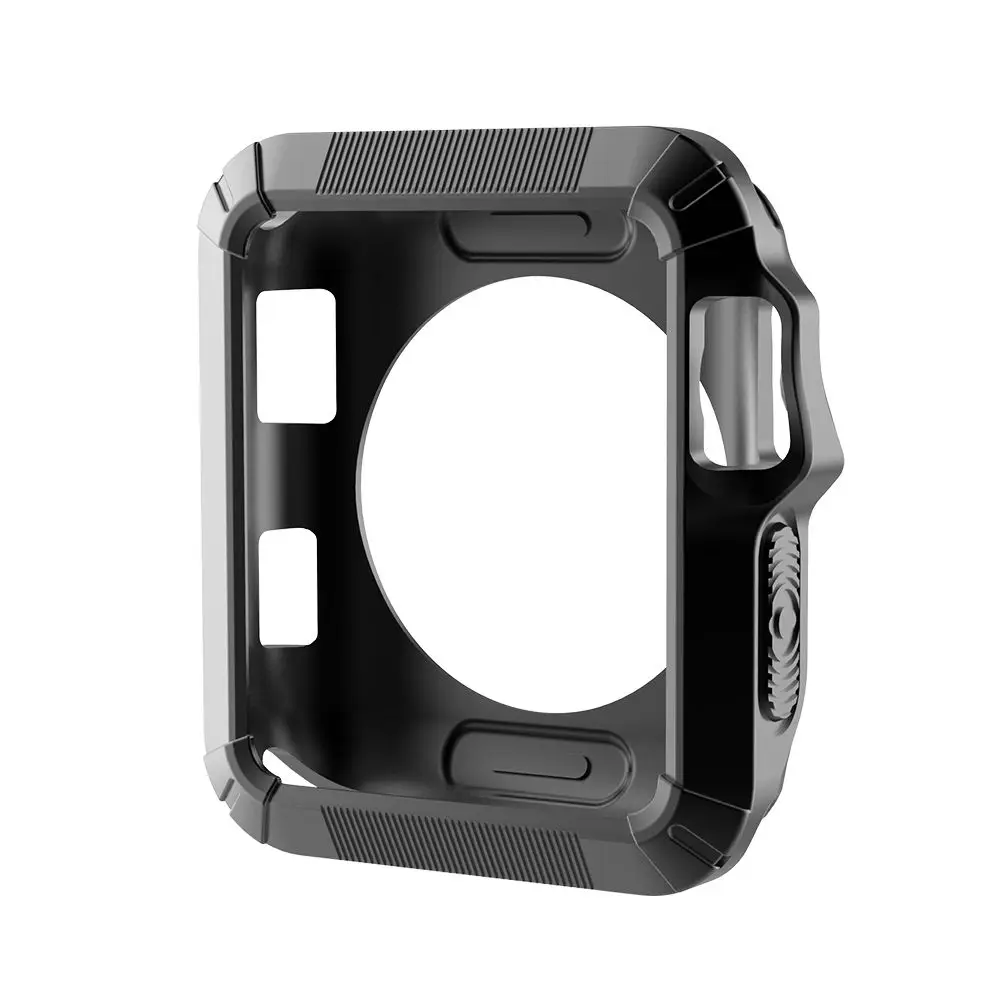 Мягкий силиконовый чехол с защитой от падения для Apple Watch iWatch серии 1 2 3 полностью
