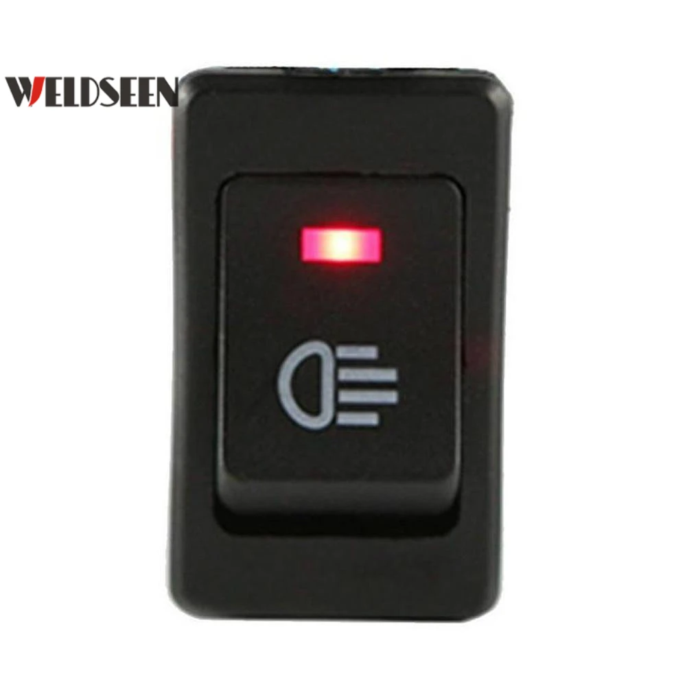 Fog Light Switch 12V 4Pins LED Car Truck Boat Red Yellow Blue Green White Lamp Rocker | Обустройство дома