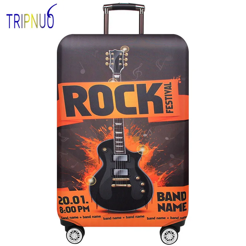 Эластичный Чехол для багажа TRIPNUO Rock защитный чехол 19 32 дюймов на колесиках защиты