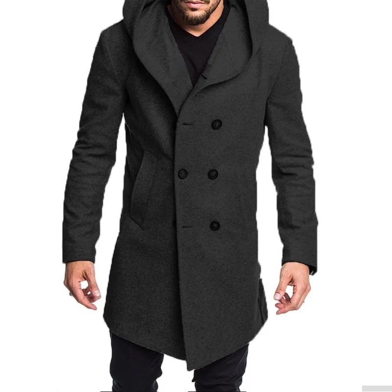 2018 New Autumn And Winter Cotton Coat Jacket S-3xl Models Formal Men'S Casual 5 Color Fashion Long | Мужская одежда
