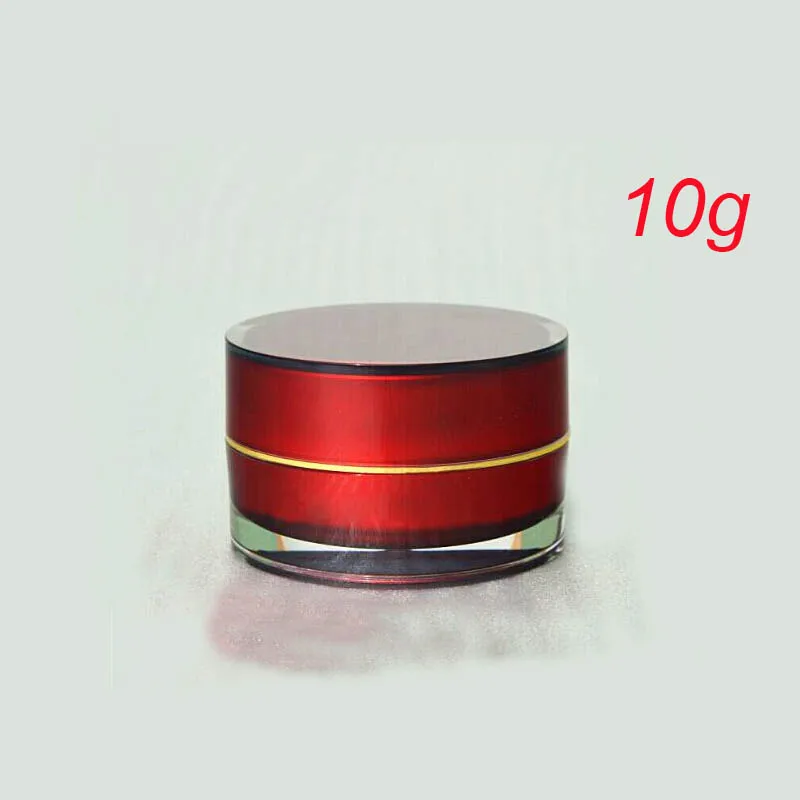 10g ACRYLIC cylinder shape cream bottle  cream jar Cosmetic Jar Cosmetic Packaging cosmetic container