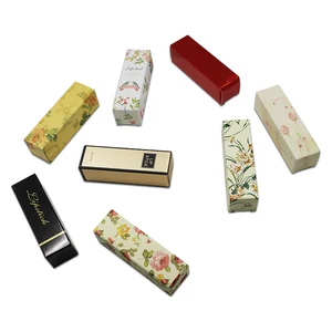 2.5*2.5*8.5cm 50PcsLot Retail Kraft Paper Lip Stick Box for Lipstick Essential Oil Perfume Sprays Sample Bottle Party Favor Box