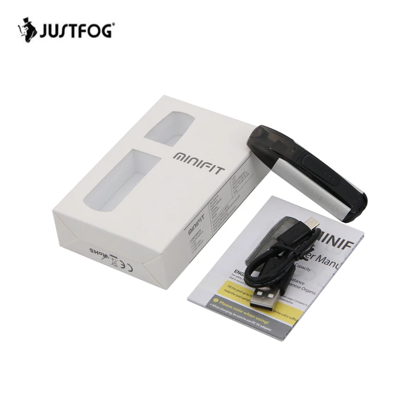 Оригинальный JUSTFOG MINIFIT Starter Pod Kit Vape 370mAh все в одном компактная Vaping электронная