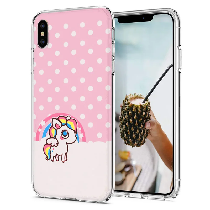 Soft Phone Case For iPhone 6 7 8 plus Covers TPU Colorful Cute Cat Dog Bear Pattern Fundas X XR XS F053 |