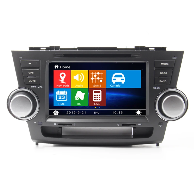 Автомобильный DVD плеер 8 дюймов GPS навигация стерео с bluetooth радио RDS бесплатной