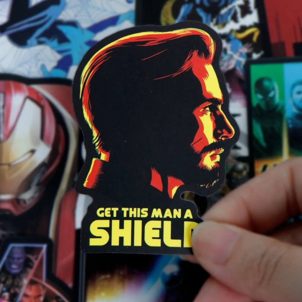 50 шт. супер наклейки герои для Maverl наклейка "Мстители" ноутбук мотоцикл чемодан холодильник гитара ноутбук домашняя наклейка DIY игрушки