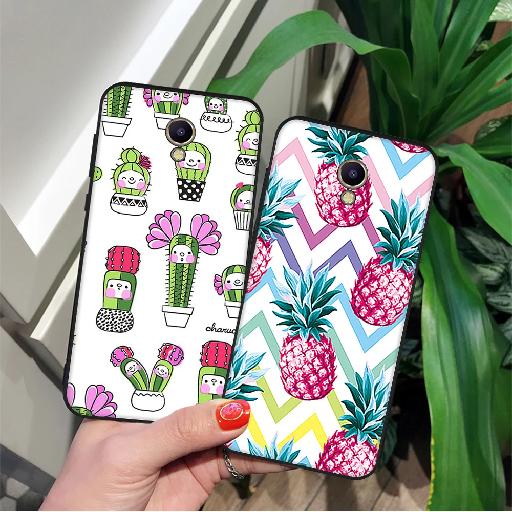 Floral Animal Heart Printing Pattern Case For Meizu M5 M6 Note Protective TPU Matte Silicone Cover M5C M5S |