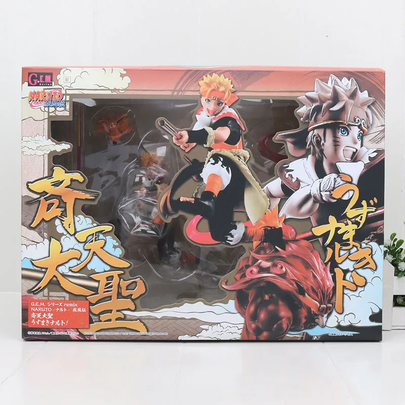 2763 20cm in box Рисунок, аниме, Наруто Uzumaki Наруто, фигурка боруто Саске Учиха, модель игрушек, рождественский подарок, фигурка Наруто - Цвет: 2763 20cm in box