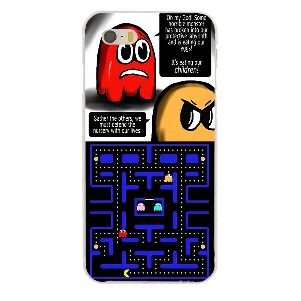 Для Sony Xperia Z Z1 Z2 Z3 Z4 Z5 compact Mini M2 M4 M5 T3 E3 E5 XA XA1 XZ Premium Мягкая Печать Pacman Gamer Nerd | Мобильные
