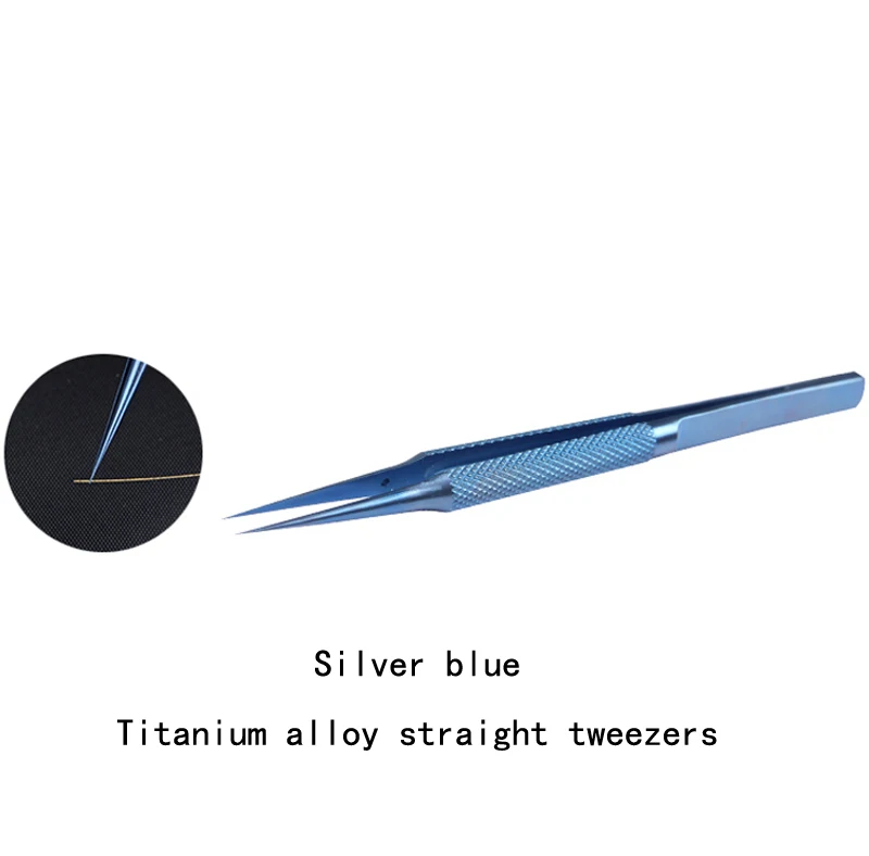 Титан Сплав Точность нержавеющая сталь tweezers профессиональные инструменты для
