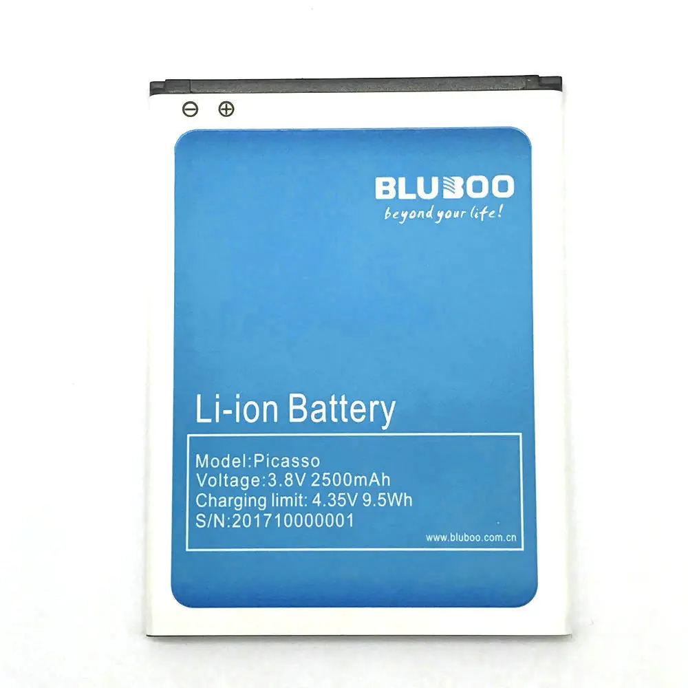 1 шт. новый 100% высококачественный аккумулятор Picasso для Bluboo 3G 4G 5 0 дюймов мобильный