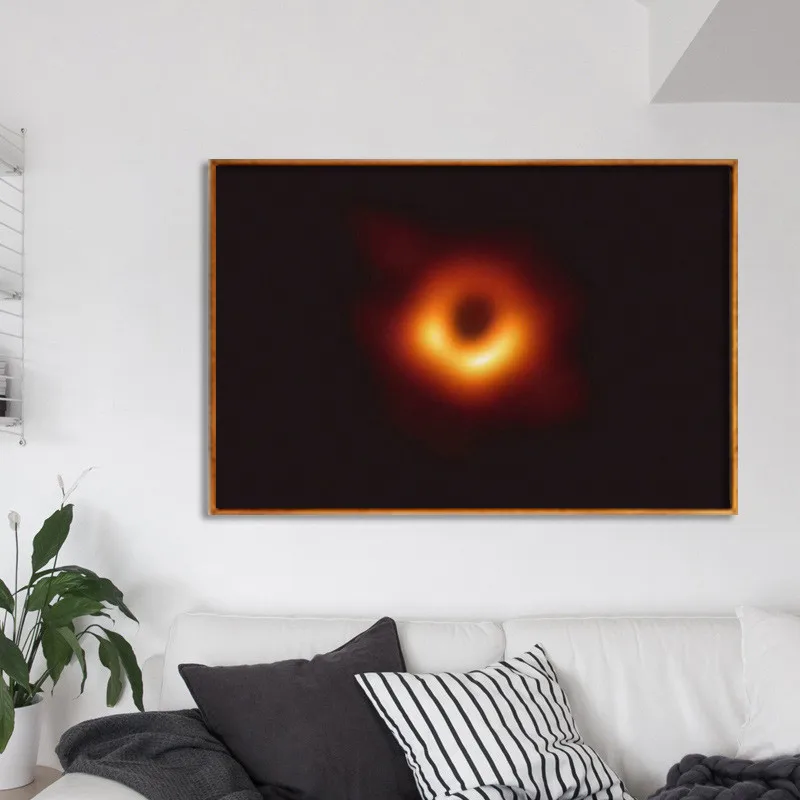 Black Hole Realist Posters and Prints Nordic Canvas Painting Home Decor Wall Art Picture Bedroom Modern | Дом и сад