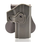 Регулируемая тактическая кобура Amomax для Sig Sauer P320-желто-коричневый для правой руки (стандартная только с талией, никаких других аксессуаров)