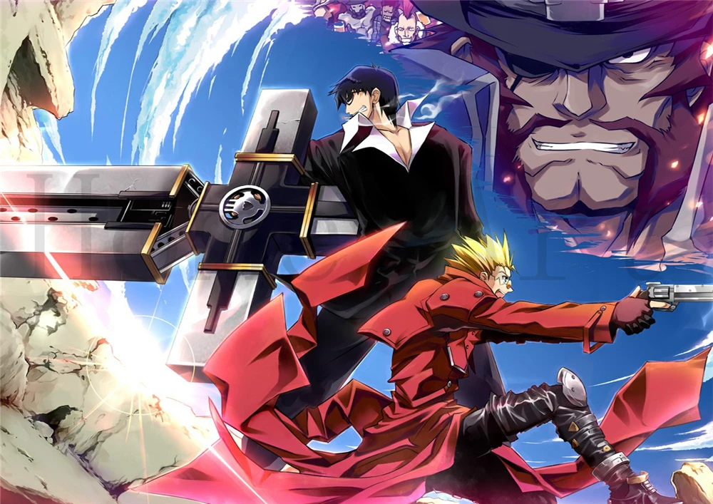 Плакат Trigun прозрачная картина настенные наклейки украшение для дома