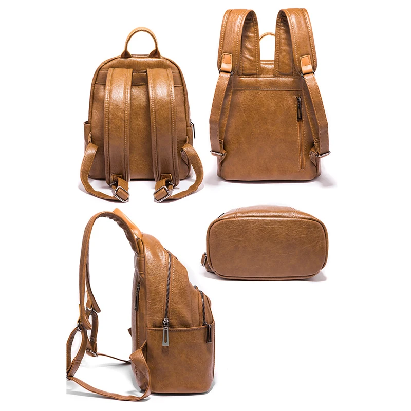 POMELOS женский рюкзак с мягкой спинкой из искусственной кожи сумки на заднюю панель